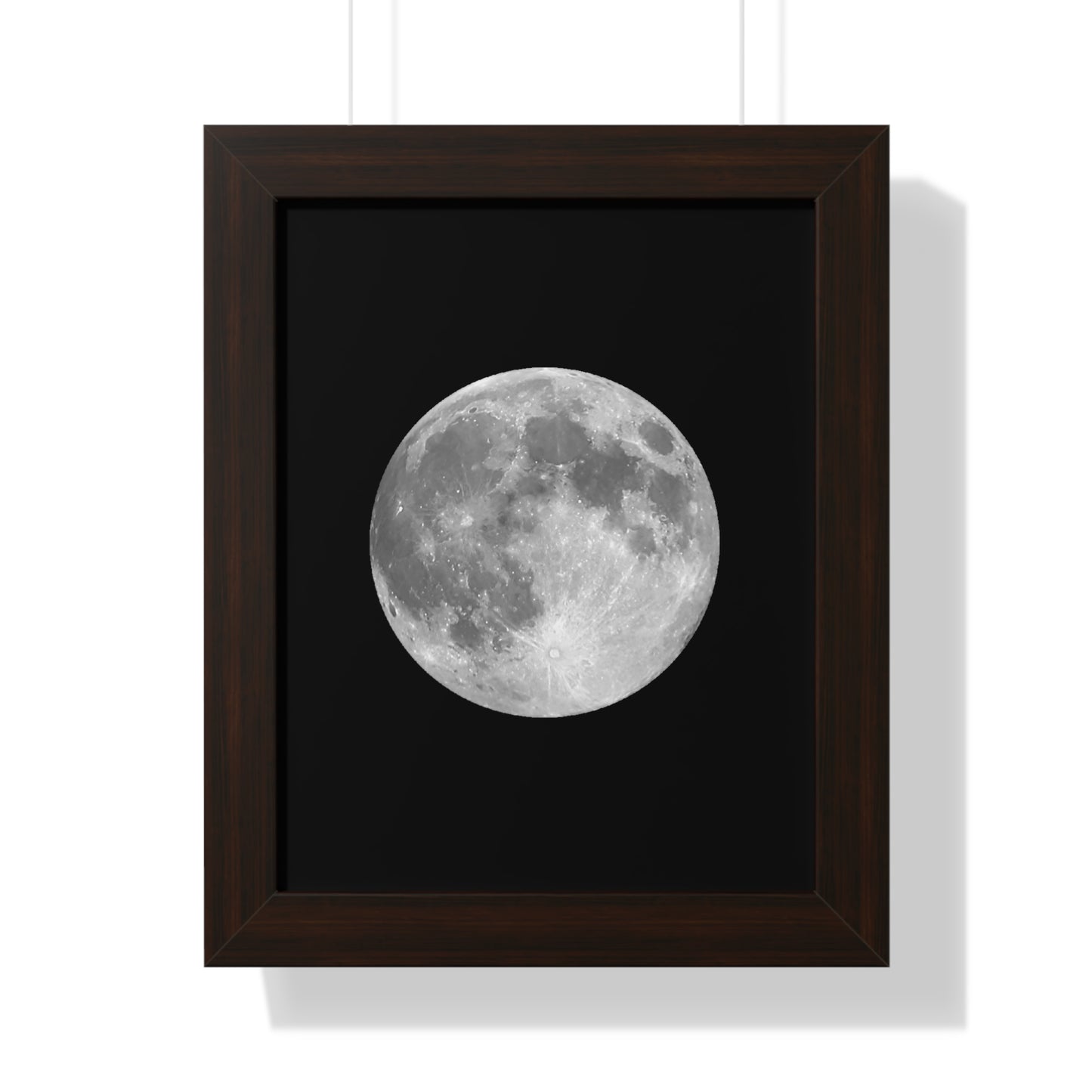 Framed Full Moon Vertical Poster