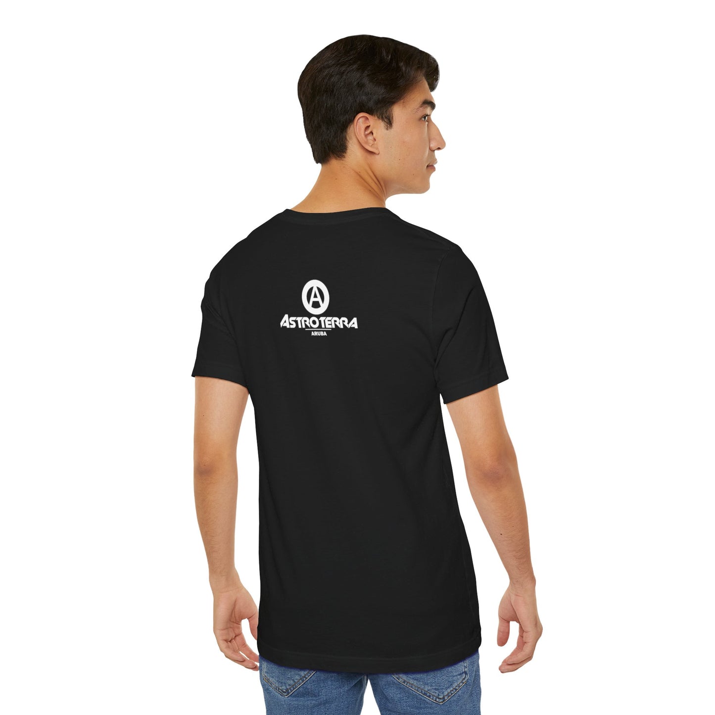 Cross Ellipse Moon T Shirt With Logo