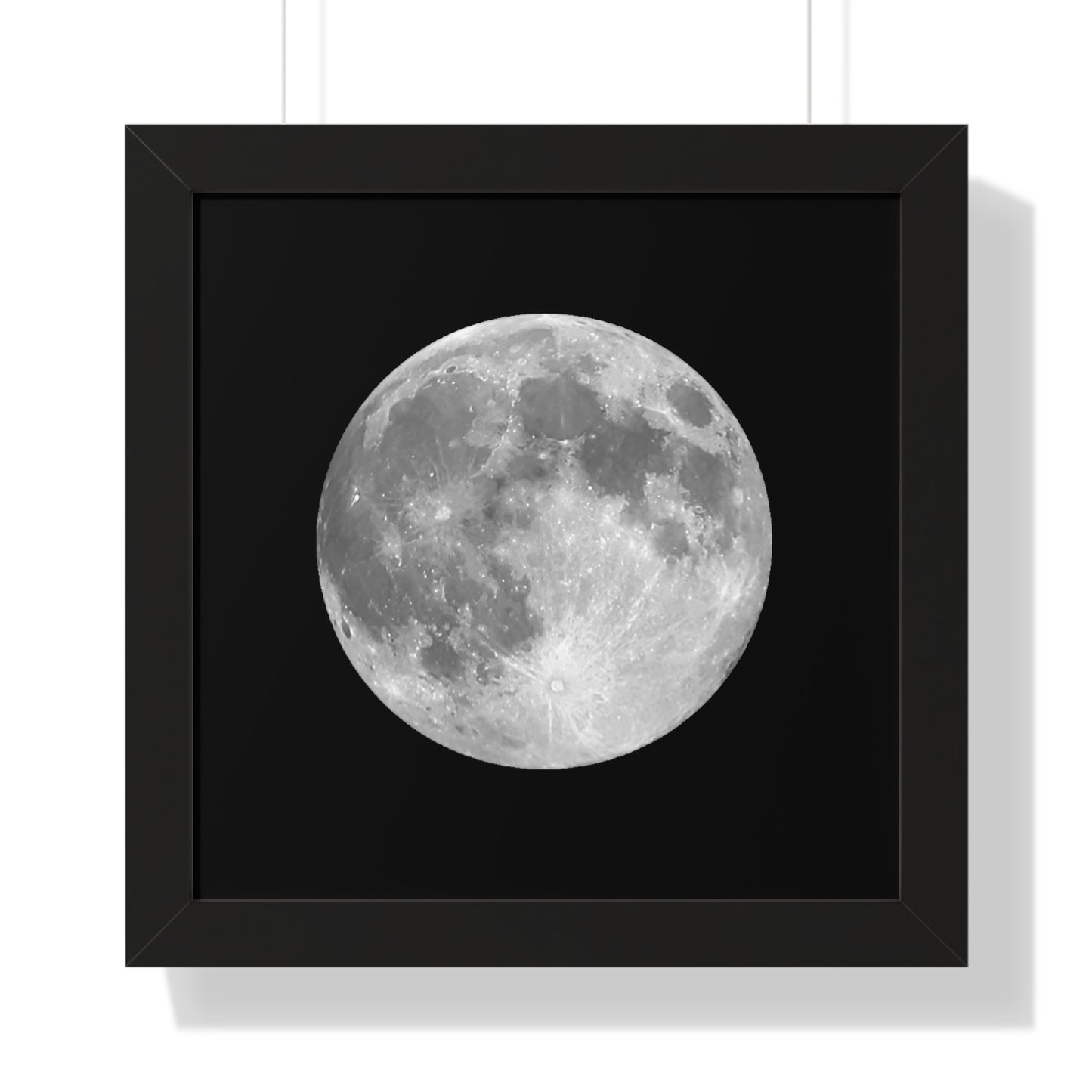 Framed Full Moon Vertical Poster