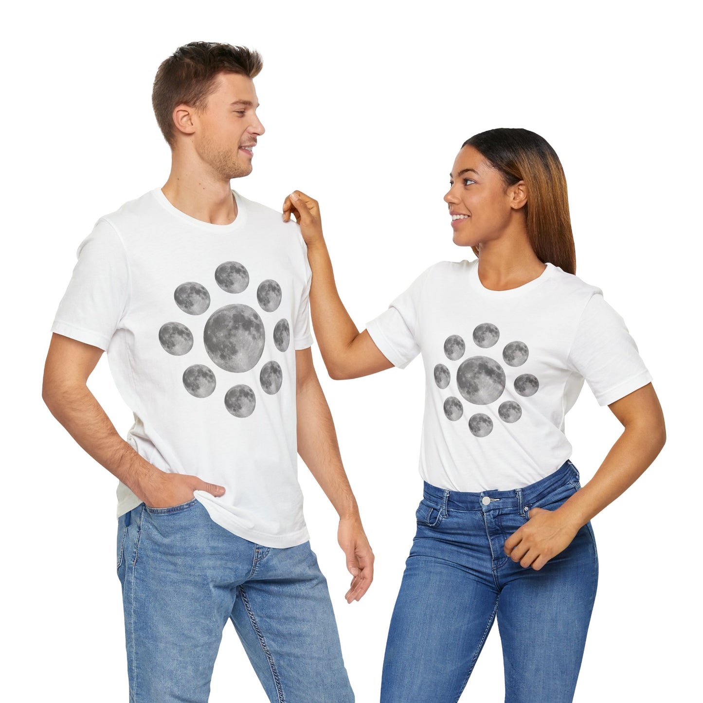 Ellipse Moon T Shirt With Logo