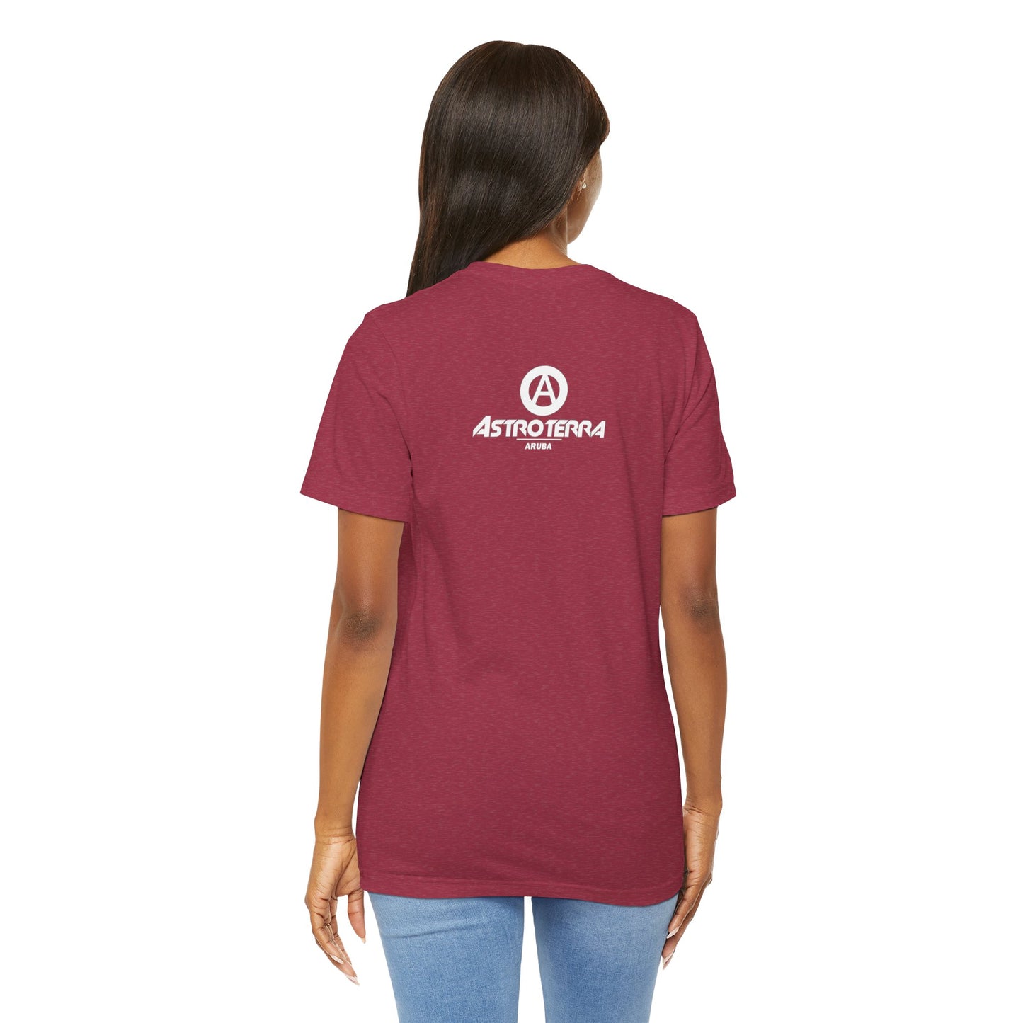 Cross Ellipse Moon T Shirt With Logo