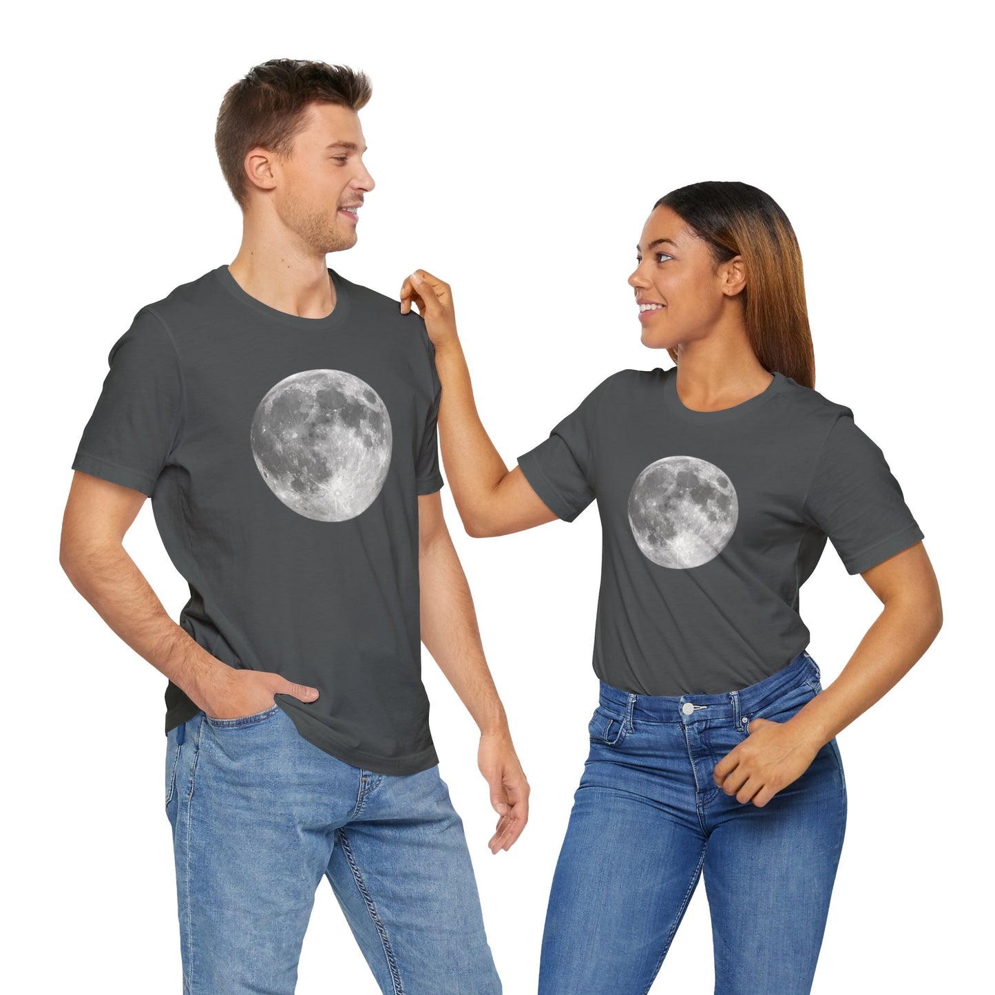 Full Moon T Shirt With Logo