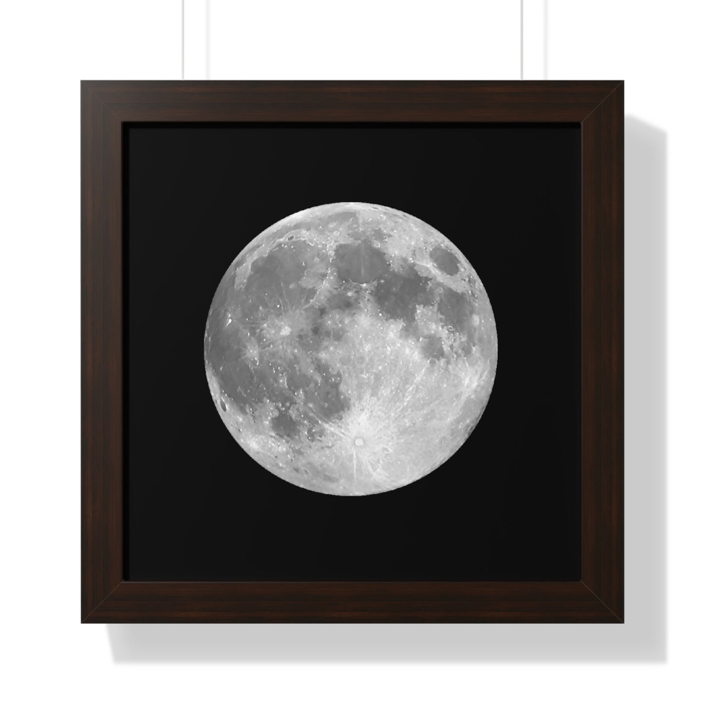 Framed Full Moon Vertical Poster